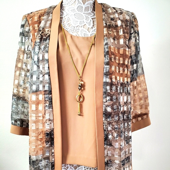 R & M Richards Tops - R & M Richards Jacket & Blouse
